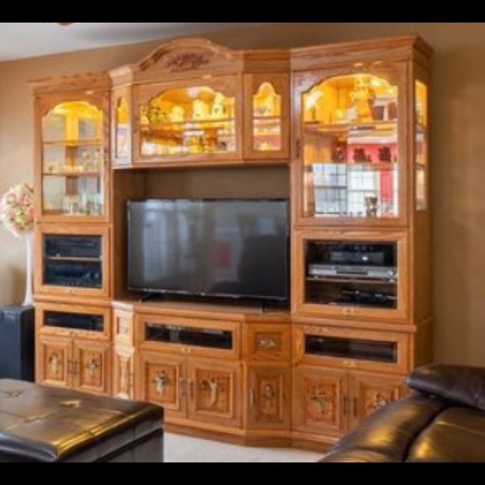 Japanese entertainment center and second stand